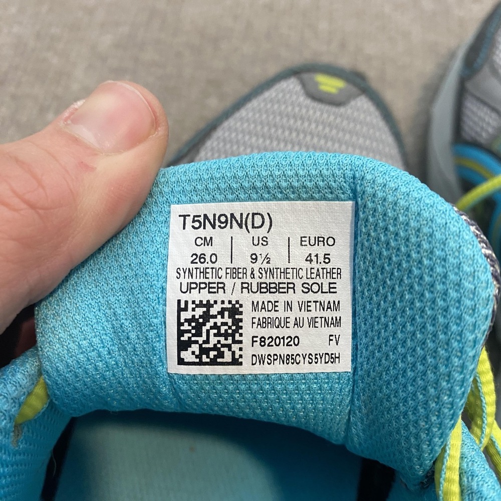 ASICS GEL-Venture 5 Shoes Womens Size 9.5 Gray Blue Trail Running Sneakers T5N9N - Picture 8 of 9